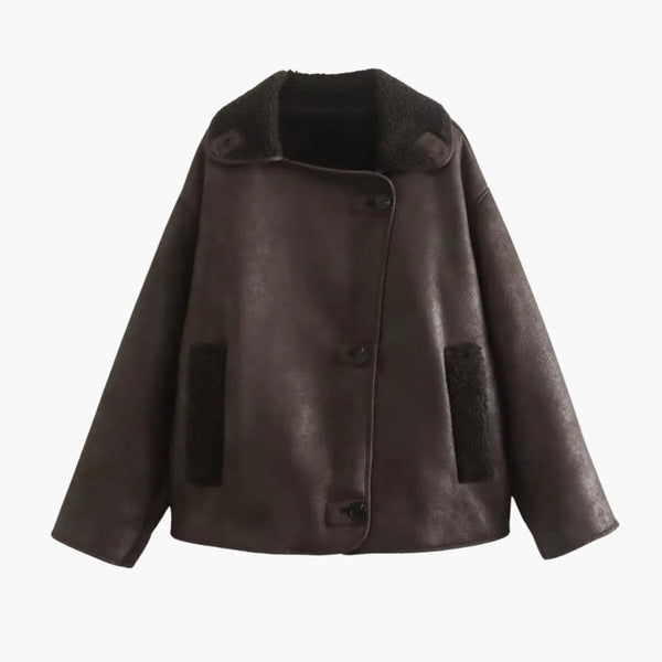 Chaqueta casual de invierno forrada y mullida