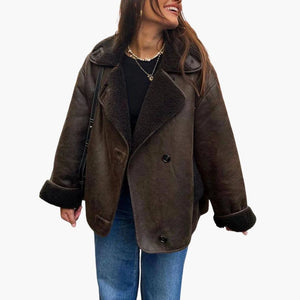 Chaqueta casual de invierno forrada y mullida