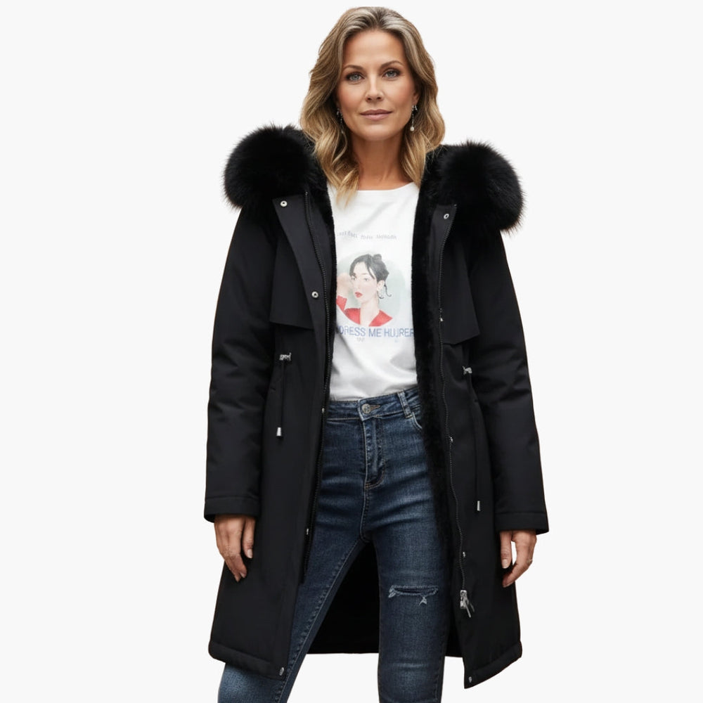 Hooded Long Winter Coat for Women