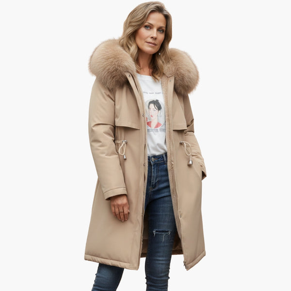 Hooded Long Winter Coat for Women