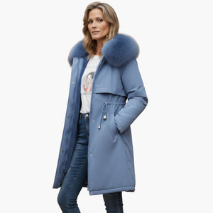 Hooded Long Winter Coat for Women