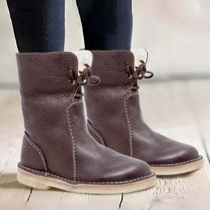 Cozy Lined Ankle Boots Warm Winter Boots for Women