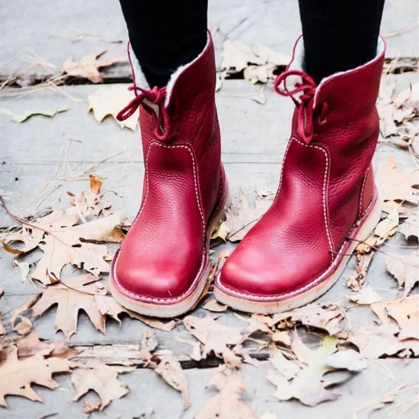 Cozy Lined Ankle Boots Warm Winter Boots for Women
