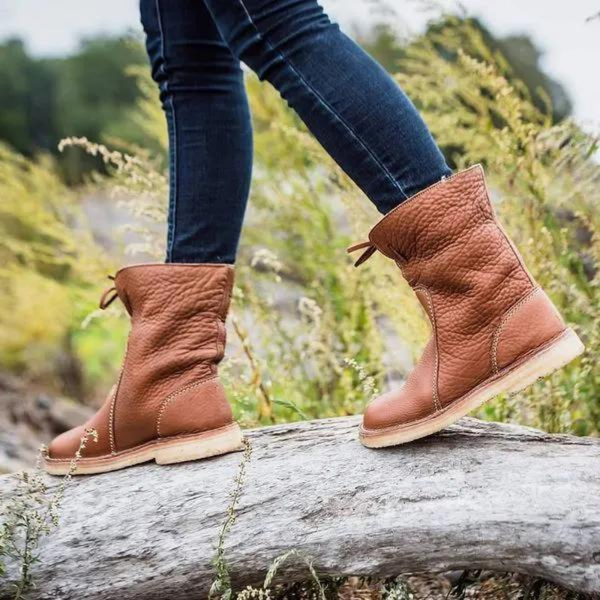Cozy Lined Ankle Boots Warm Winter Boots for Women