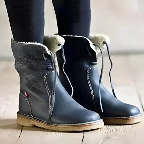 Cozy Lined Ankle Boots Warm Winter Boots for Women