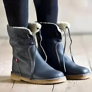Cozy Lined Ankle Boots Warm Winter Boots for Women