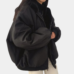 Women’s Oversized Hooded Jacket Cozy Winter Outerwear