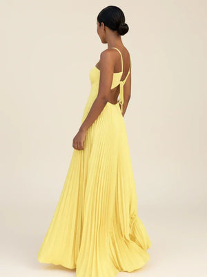Women's Bohemian Halter Ruched Bodice Maxi Dress