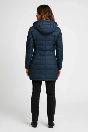 Women’s Hooded Puffer Winter Coat Long Quilted Warm Jacket