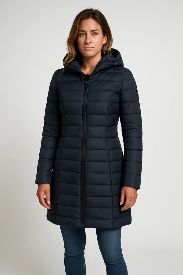 Women’s Hooded Puffer Winter Coat Long Quilted Warm Jacket