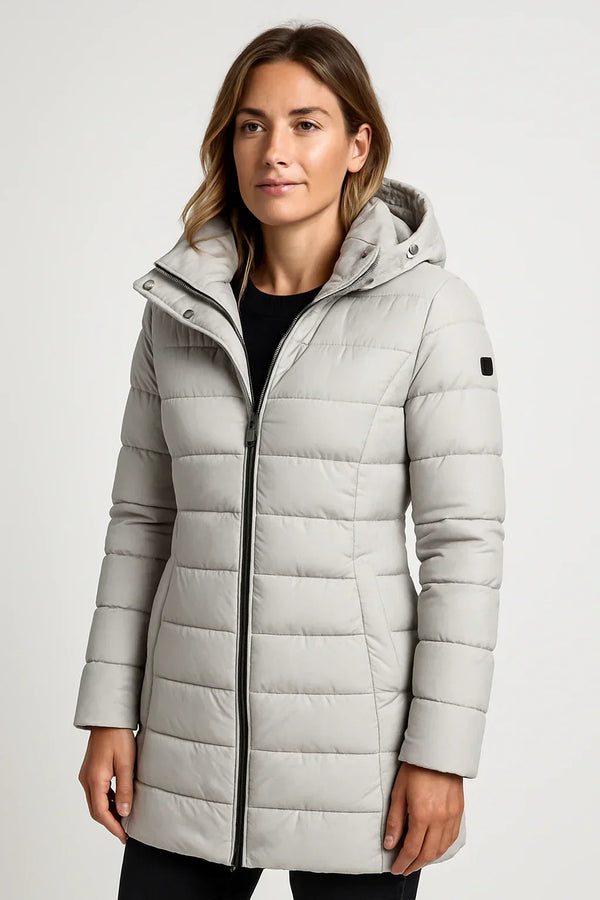 Women’s Hooded Puffer Winter Coat Long Quilted Warm Jacket