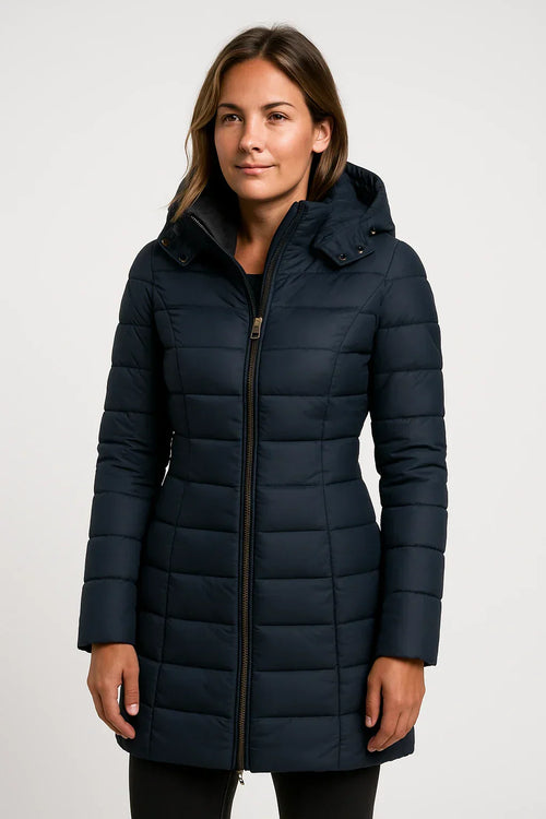 Women’s Hooded Puffer Winter Coat Long Quilted Warm Jacket