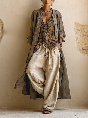 Women’s Relaxed Boho 3-Piece Co-Ord Set