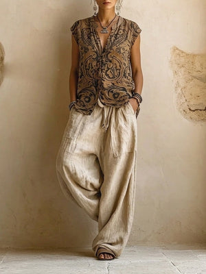 Women’s Relaxed Boho 3-Piece Co-Ord Set