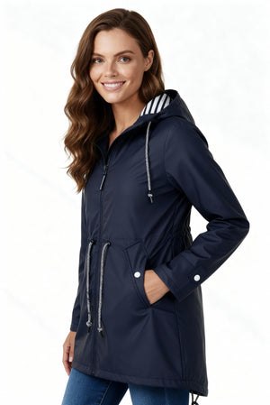 Women's Waterproof Hooded Parka Coat