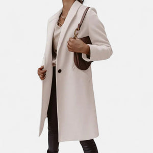 Women’s Longline Tailored Coat Elegant Fit