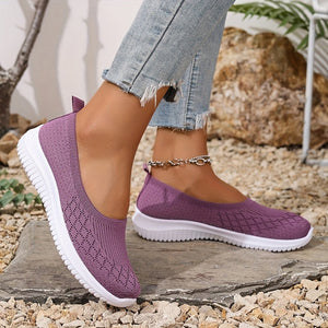 Women’s Lightweight Breathable Slip-On Walking Shoes