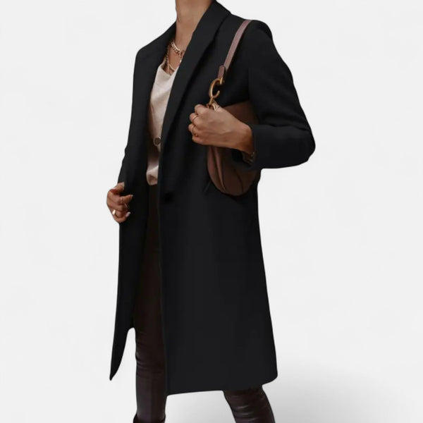 Women’s Longline Tailored Coat Elegant Fit