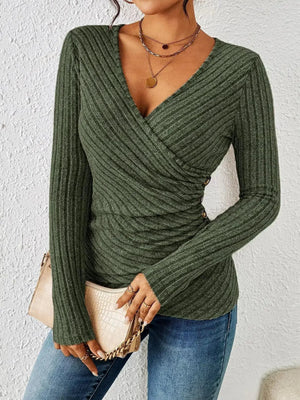 Sleek Tummy-Control Long Sleeve Top