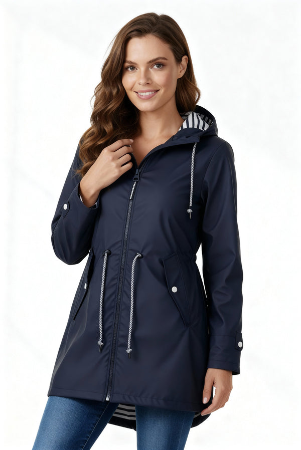 Women's Waterproof Hooded Parka Coat
