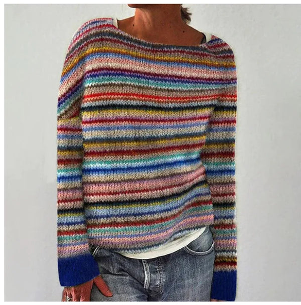Women's Nordic Pattern Relaxed Sweater