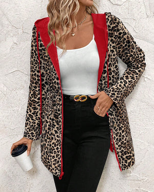 Reversible Stylish Leopard Print Coat
