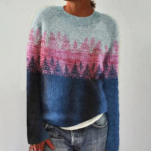Women's Nordic Pattern Relaxed Sweater