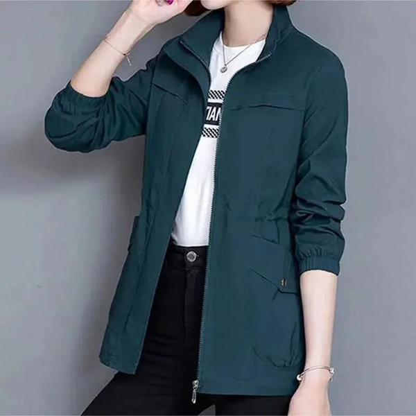 Women's Lightweight Utility Drawstring Jacket