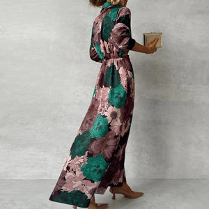 Elegant Maxi Dress with Belt