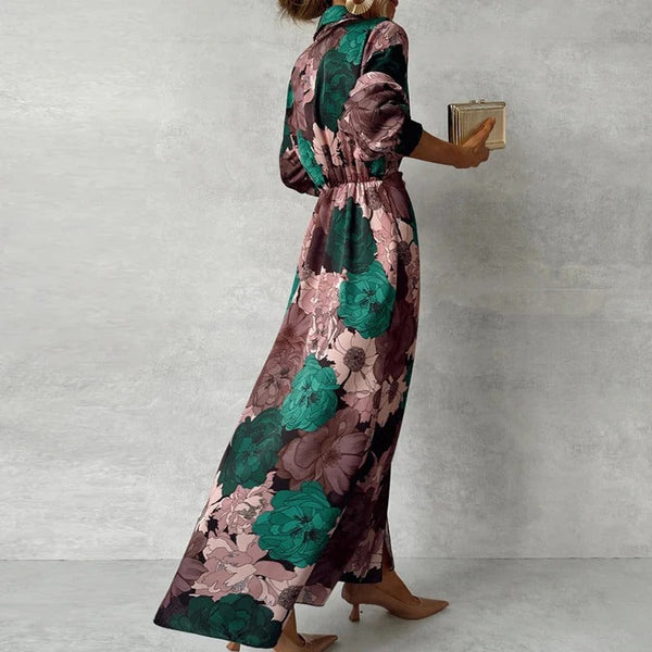 Elegant Maxi Dress with Belt