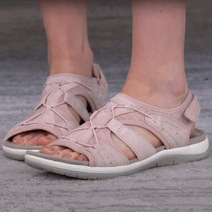 Women's Adjustable Strap Comfort Sandals with Cushioned Sole