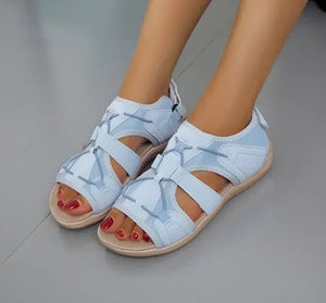 Women's Adjustable Strap Comfort Sandals with Cushioned Sole