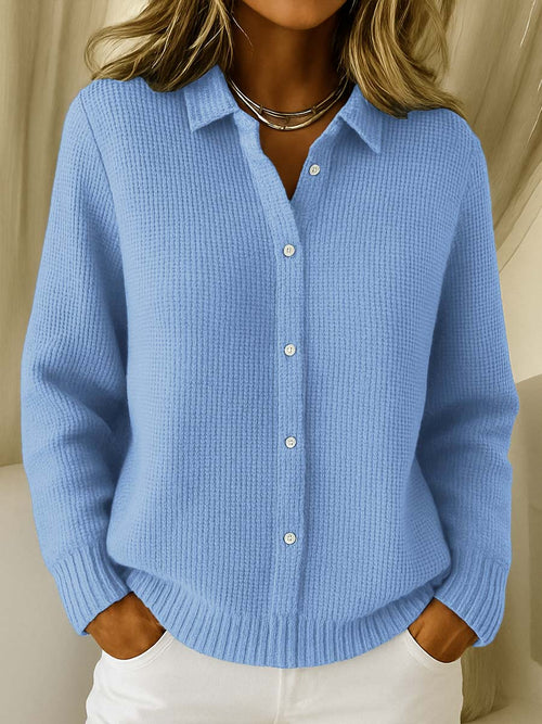 Women’s Relaxed Fit Knit Button-Up Cardigan
