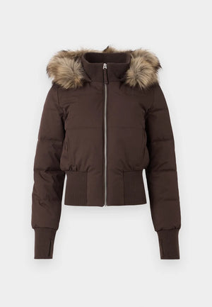 Women’s Cropped Hooded Puffer Jacket