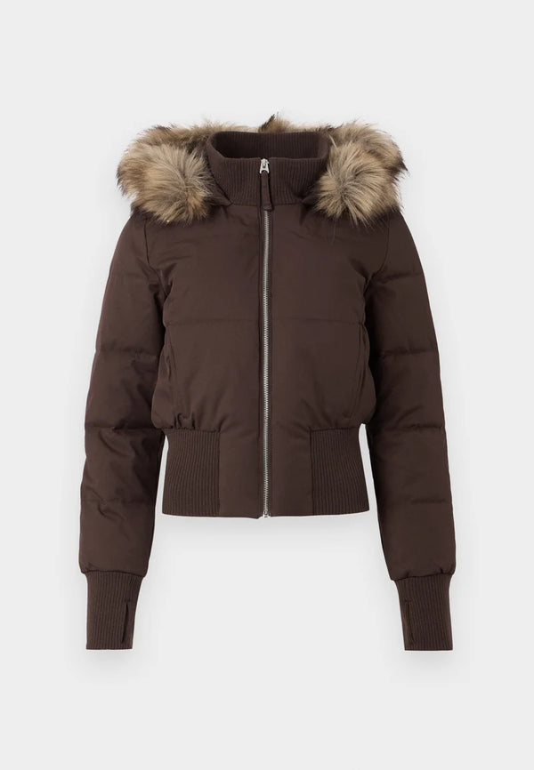 Women’s Cropped Hooded Puffer Jacket