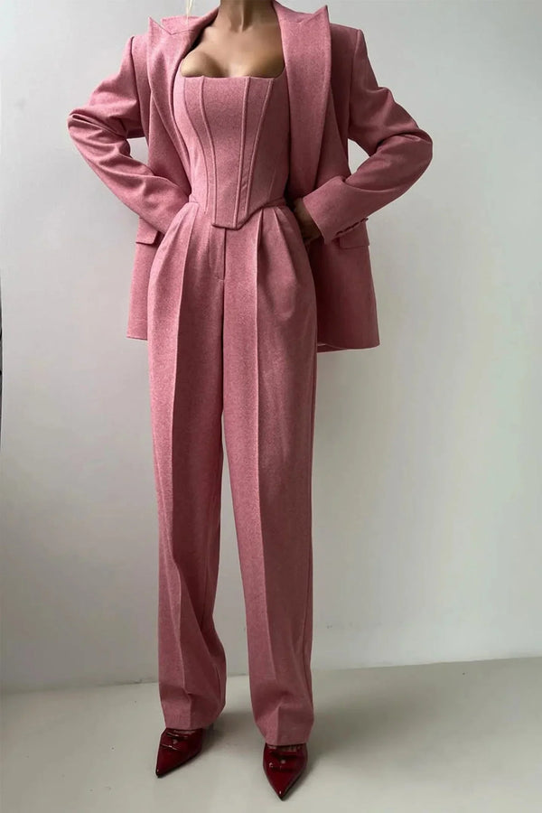 Women’s Elegant Three Piece Blazer Set