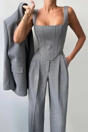 Women’s Elegant Three Piece Blazer Set