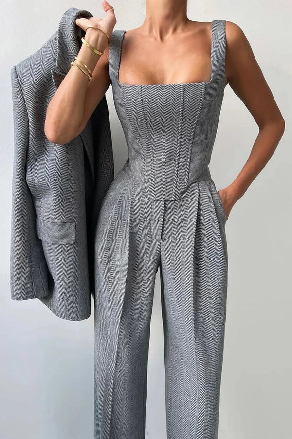 Women’s Elegant Three Piece Blazer Set