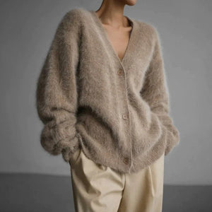 Women's Button-Front Knit Cardigan