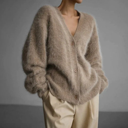 Women's Button-Front Knit Cardigan