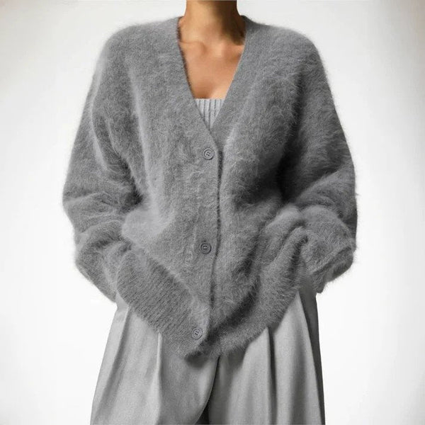 Women's Button-Front Knit Cardigan