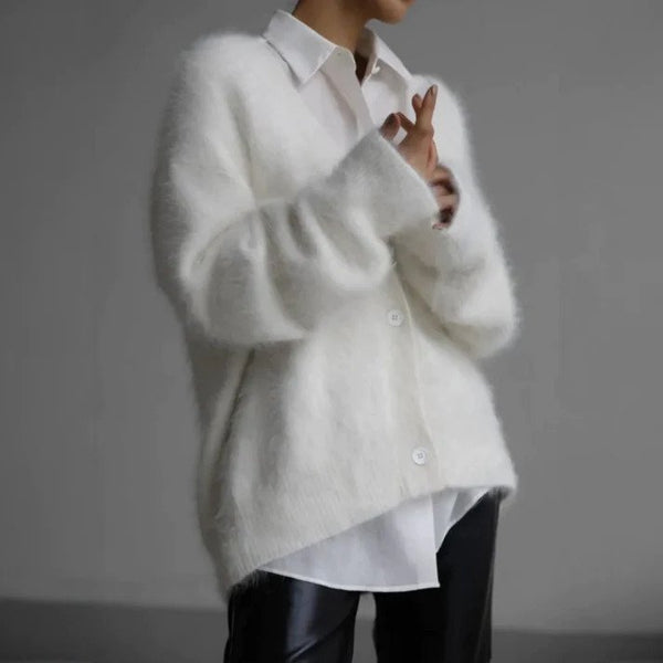 Women's Button-Front Knit Cardigan