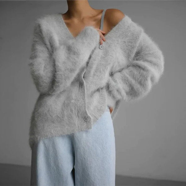 Women's Button-Front Knit Cardigan