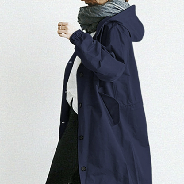 Women's Hooded Oversized Trench Coat