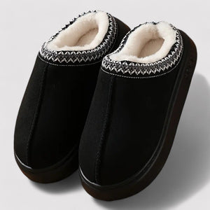 Women’s Plush-Lined Slip-On House Slippers