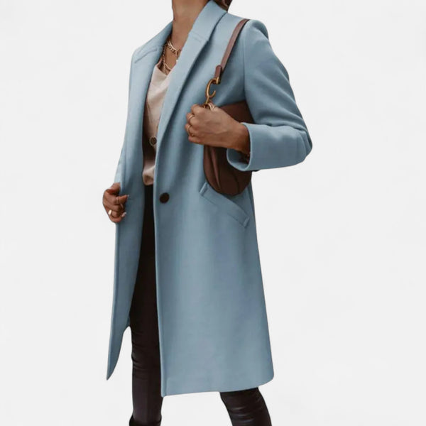 Women’s Longline Tailored Coat Elegant Fit