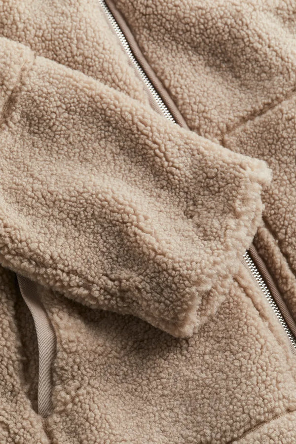 Cozy Sherpa Teddy Jacket for Women