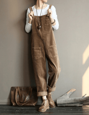 Women’s Relaxed Pocket Dungaree Jumpsuit