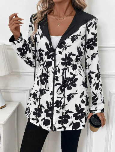 Reversible Stylish Leopard Print Coat