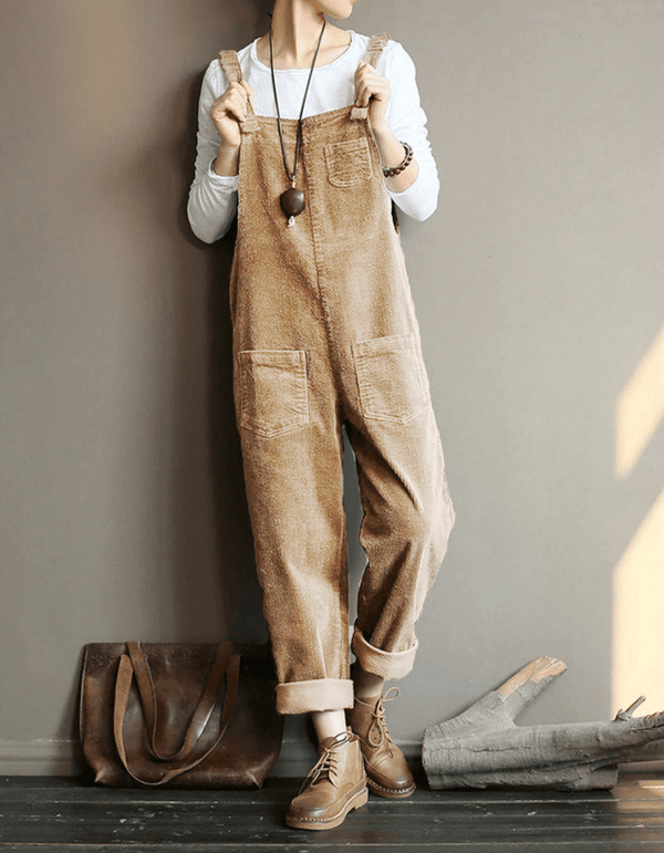 Women’s Relaxed Pocket Dungaree Jumpsuit